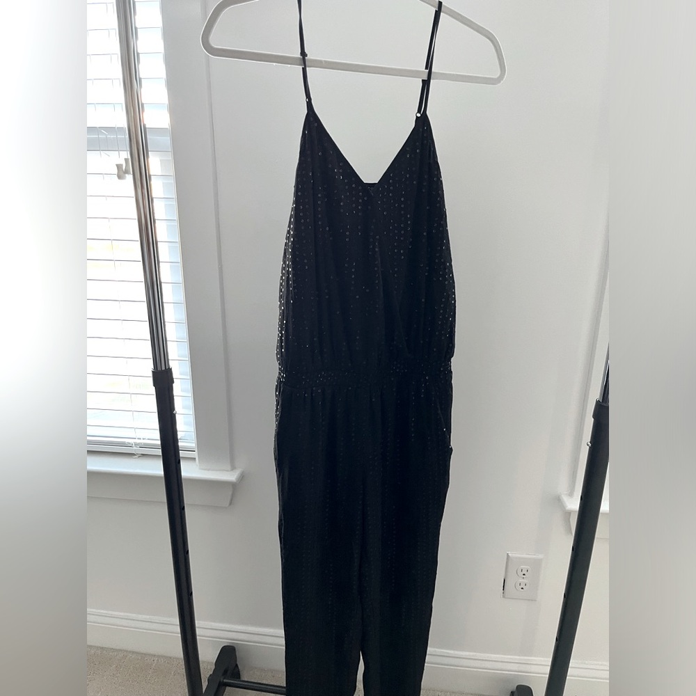 Express black sequin jumpsuit. Size 2